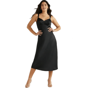 Sofia Jeans by Sofia Vergara Women's and Women's Plus Slip Dress