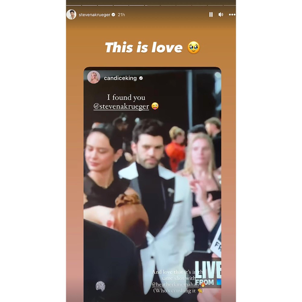 Steven Krueger Gushes Over Girlfriend Candice Accolas Support for Him This Is Love