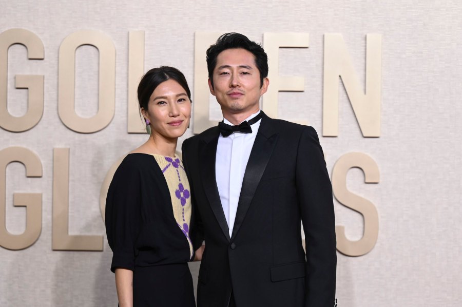 Steven Yeun Thanks Wife Joana Pak in Golden Globes Speech
