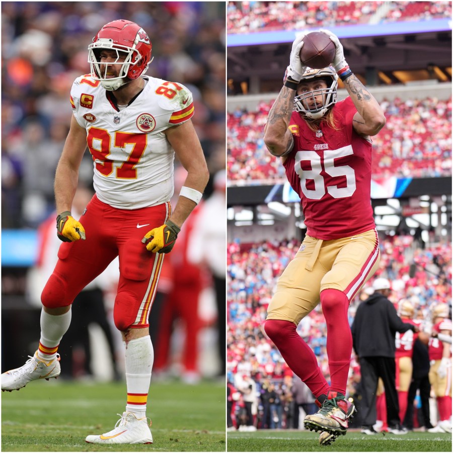 Travis Kelce and George Kittle