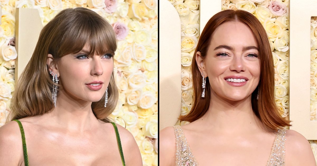 Taylor Swift Supports BFF Emma Stone at the Golden Globes Taylor Swift Supports BFF Emma Stone at the Golden Globes
