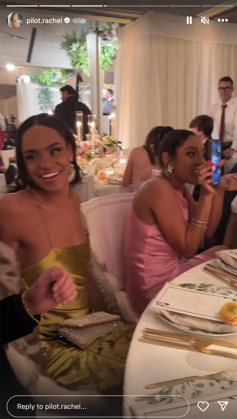 Tayshia Adams and Kaitlyn Bristowe Sat at the Same 'Golden Wedding’ Table