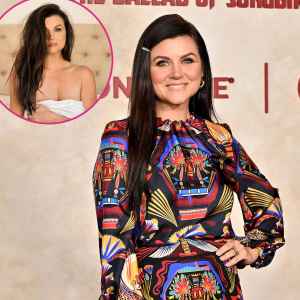 Tiffani Thiessen Marks 50th Birthday in Bed Sheet