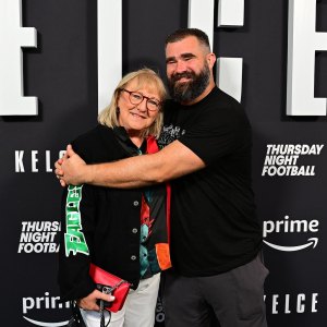 Travis Kelce Supports Brother Jason Kelce Attends Eagles Playoff Game in Tampa 682