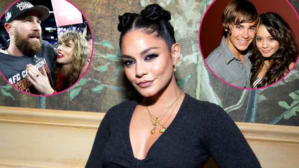 Vanessa Hudgens Reacts to 'HSM' Fans Comparing Taylor Swift and Travis Kelce to Troy and Gabriella