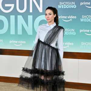 Whitney Cummings Curls Her Hair With Baby Strapped to Her Chest