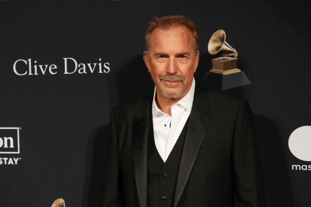 Pre-GRAMMY Gala and GRAMMY Salute to Industry Dignitaries Honoring Julie Greenwald and Craig Kallman - Arrival, Kevin Costner