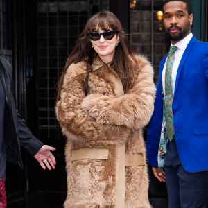 Dakota Johnson in New York City on January 27, 2024.