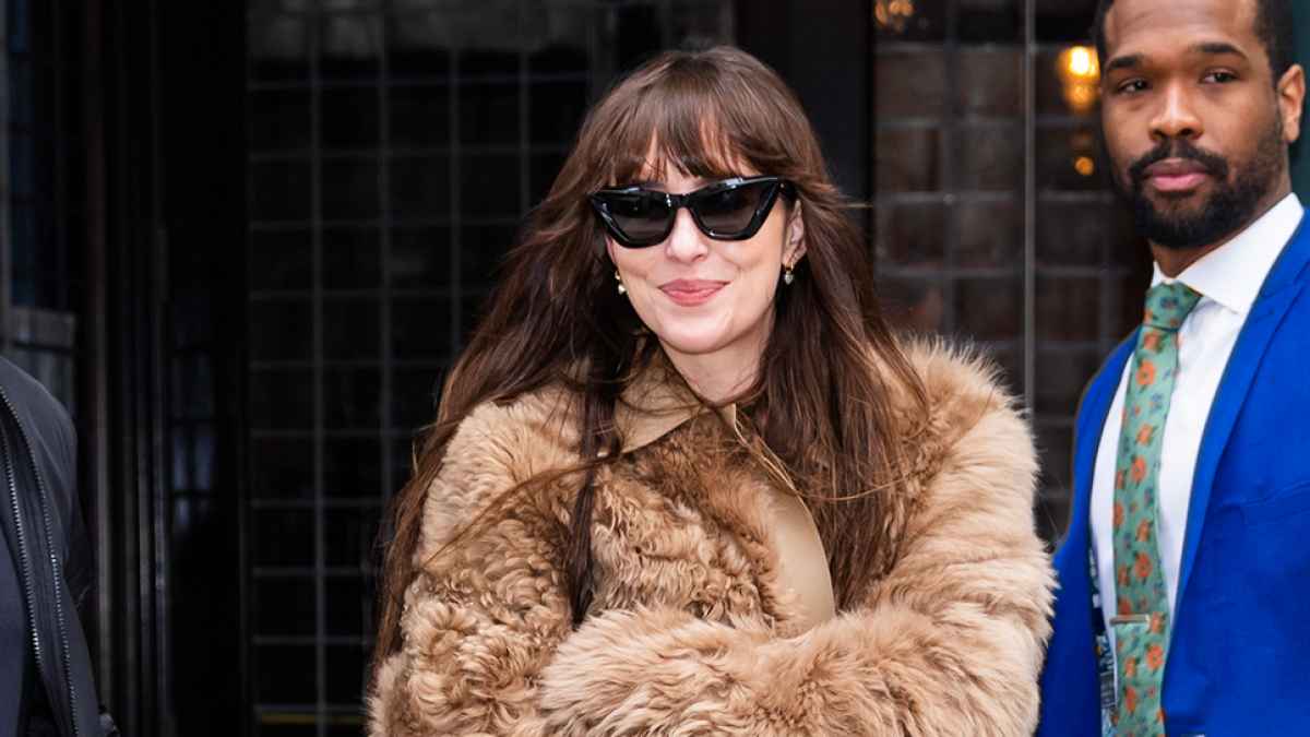 Dakota Johnson in New York City on January 27, 2024.