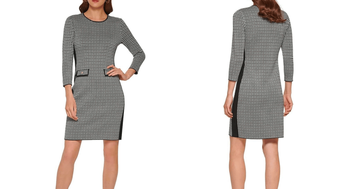 Own the Room With 50% Off This DKNY Sweater Dress Own the Room With 50% Off This DKNY Sweater Dress