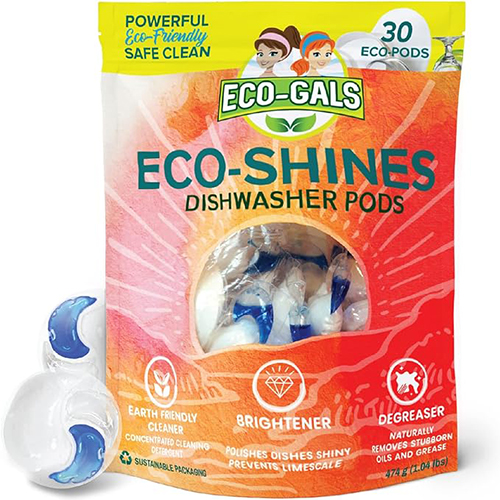 eco-Gals Eco-Shines Dishwasher Detergent Pods