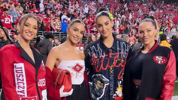 Kristin Juszczyk Worked Her Design Match Again to Create Olivia Culpos 49ers Playoff Top