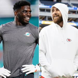 Tyreek Hill Jokes That Former Teammate Travis Kelce Is Too Famous to Return His Texts