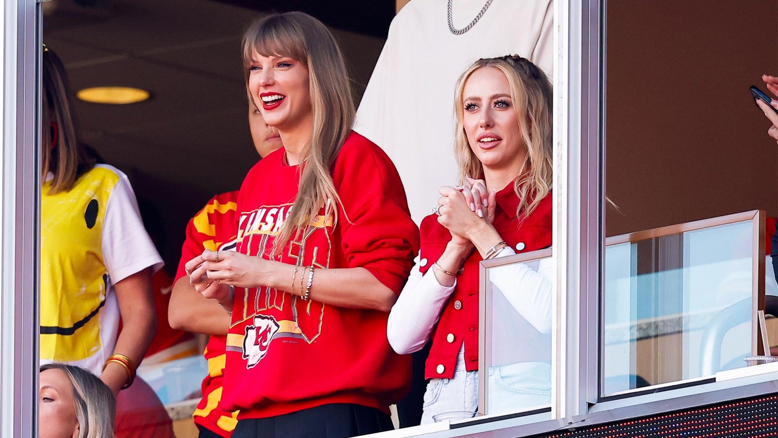 Will Taylor Swift and Brittany Mahomes Wear Matching Chiefs Bomber Jackets to AFC Championship