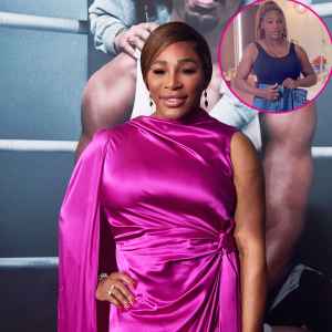 Serena Williams Trying to Fit in Skirt