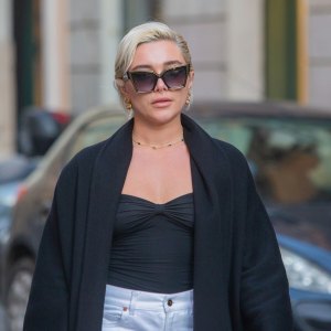 Florence Pugh in Rome, Italy on January 25, 2024.