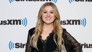Kelly Clarkson at SiriusXM Studios in NYC on October 16, 2023.