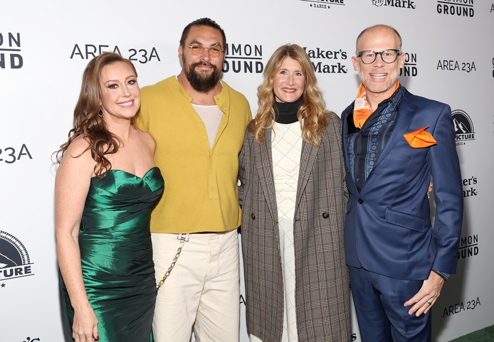 Rebecca Harrell Tickell, Jason Momoa, Laura Dern and Josh Tickell at the Los Angeles special screening of 