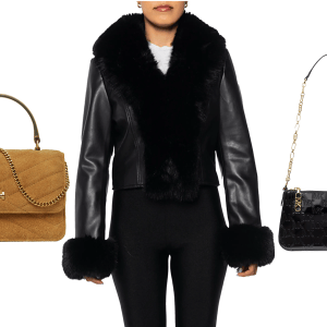 luxe suede and leather pieces