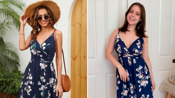 Styleword V-Neck Spaghetti Strap Sundress