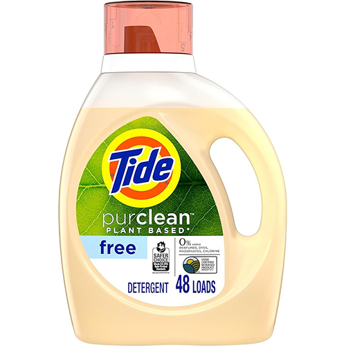 Tide Purclean Liquid Laundry Detergent, Unscented