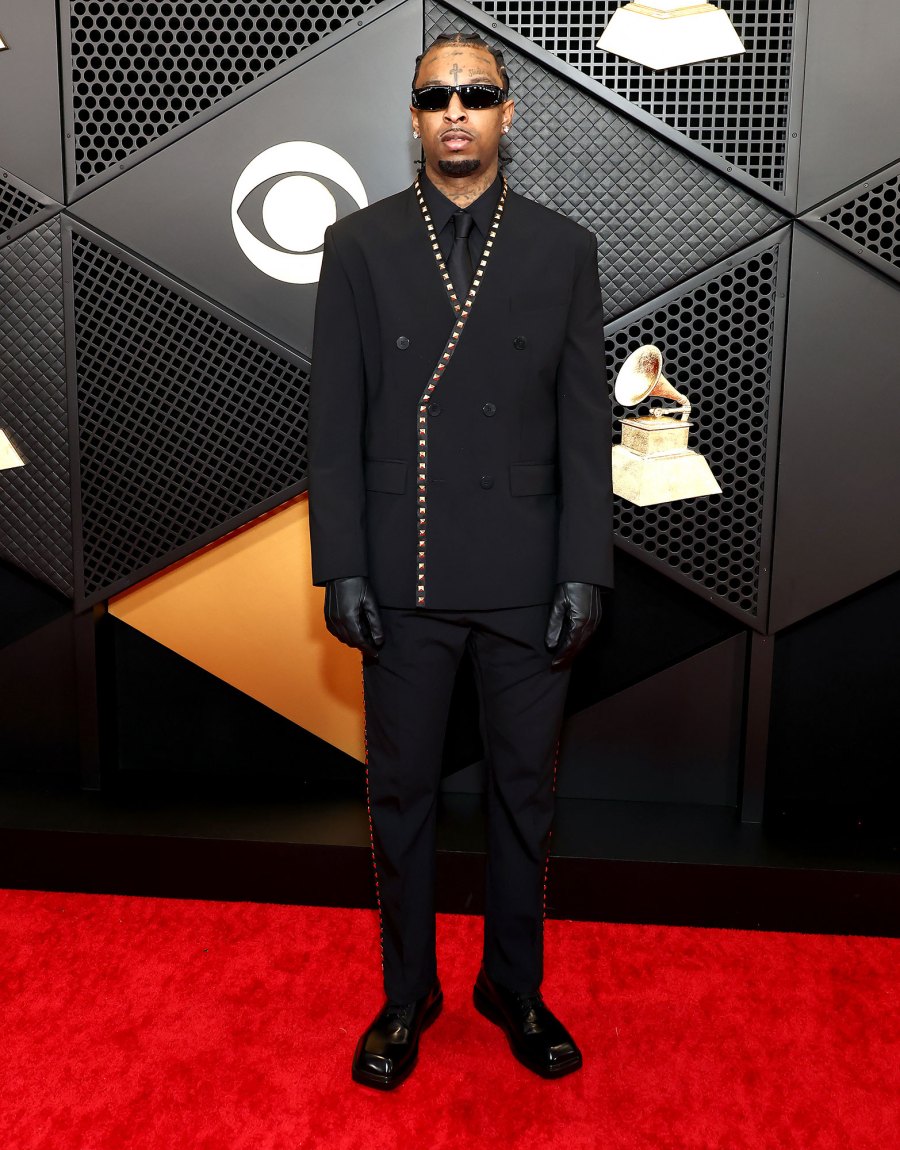 21 Savage Best Dressed Men at the 2024 Grammys