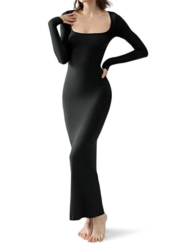long sleeve maxi dress