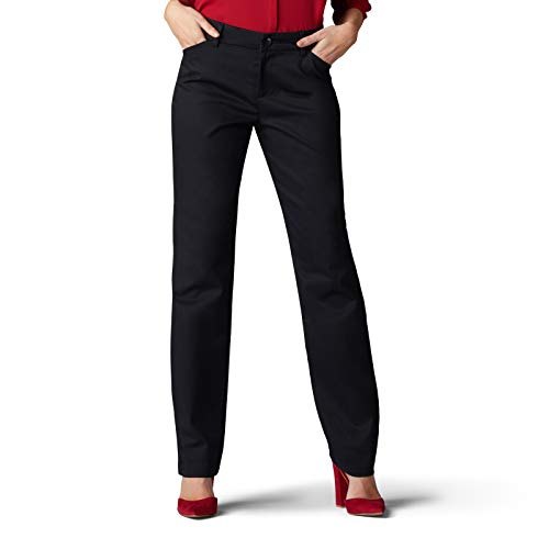 Women's Wrinkle-Free Relaxed Fit Straight Leg Pants