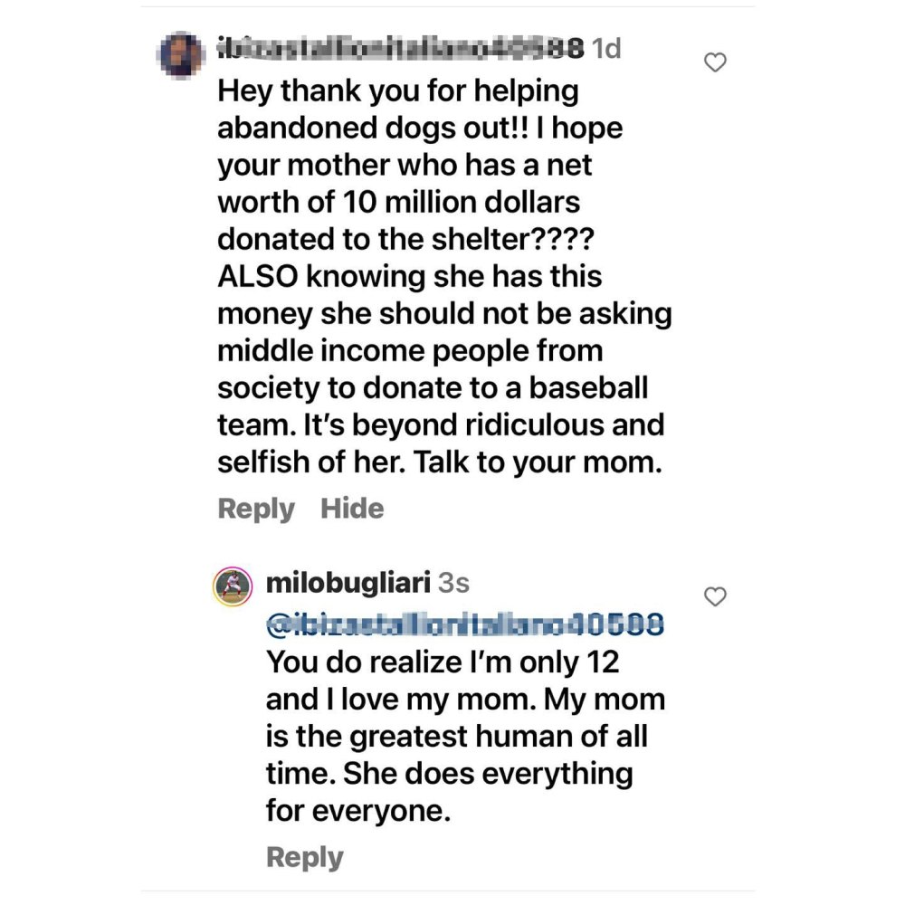 Alyssa Milano Posts Horrid Comments Son Received Over Baseball Fundraiser Instagram