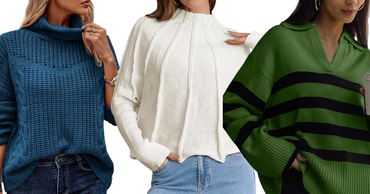 17 Cozy Amazon Sweaters Under $20 17 Cozy Amazon Sweaters Under $20