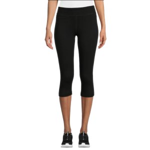 Athletic Works Women's Mid Rise Slim-Leg Capri Leggings