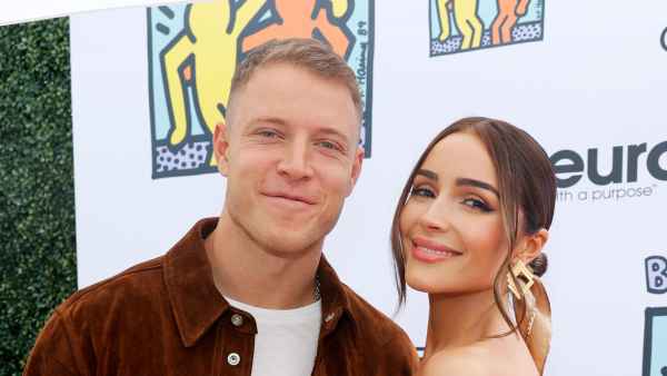 Christian McCaffrey and Olivia Culpo Cant Afford Box at Super Bowl