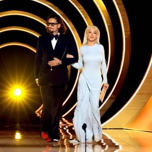Christina Aguilera Stuns as She Links Arms With Maluma While Presenting at 2024 Grammys