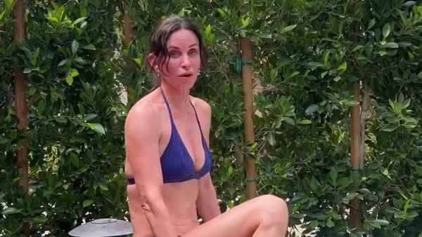 Court Cox in Purple Bikini FEAT