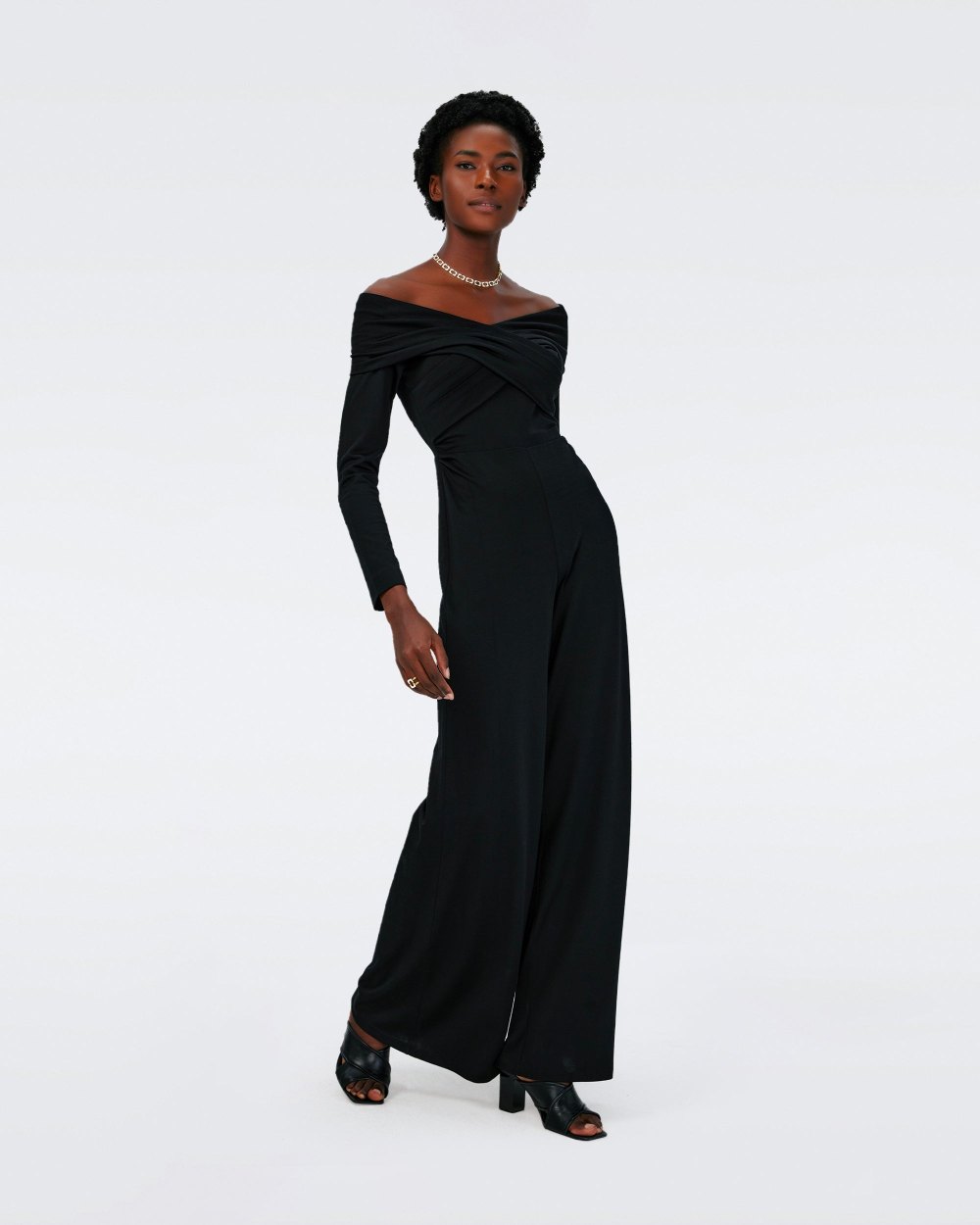 black jumpsuit