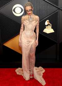 Doja Cat Shows Off New Tattoos and Nipples at 2024 Grammys | Us Weekly