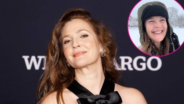 Drew Barrymore Recreates Viral Dancing in the Rain Moment But With Snow