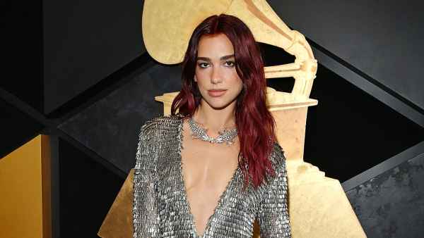 Dua Lipa Looks Sexy in Silver at the 2024 Grammys 637