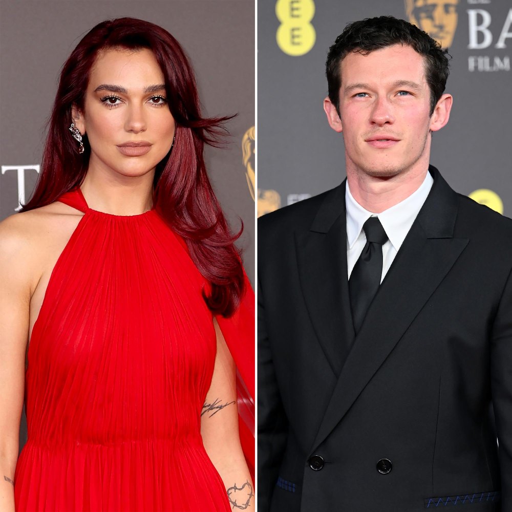 Dua Lipa and Callum Turner Hold Hands for Date Night at BAFTAs Afterparty in London
