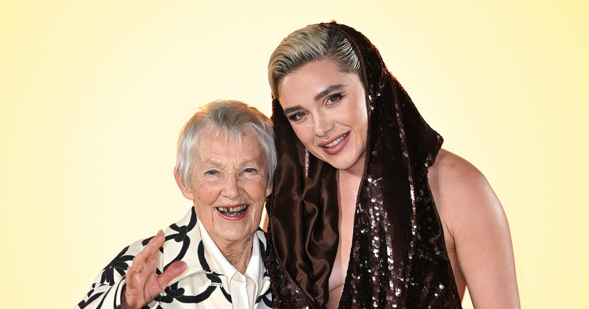 Florence Pugh Red Carpet Moments with Granny Pat