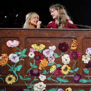 Feature Taylor Swift Brings Out Sabrina Carpenter for Eras Surprise Song Mash-Up