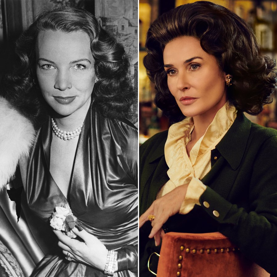 ‘Feud: Capote v. The Swans’ Cast v. Real Life Photos Ann Woodward Played by Demi Moore