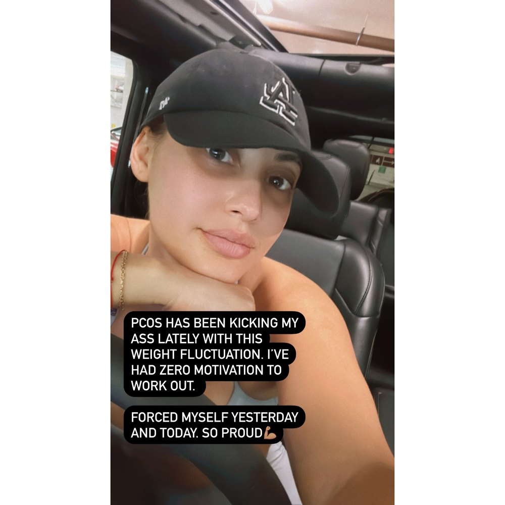 Francia Raisa gave fans a candid update on her battle with PCOS