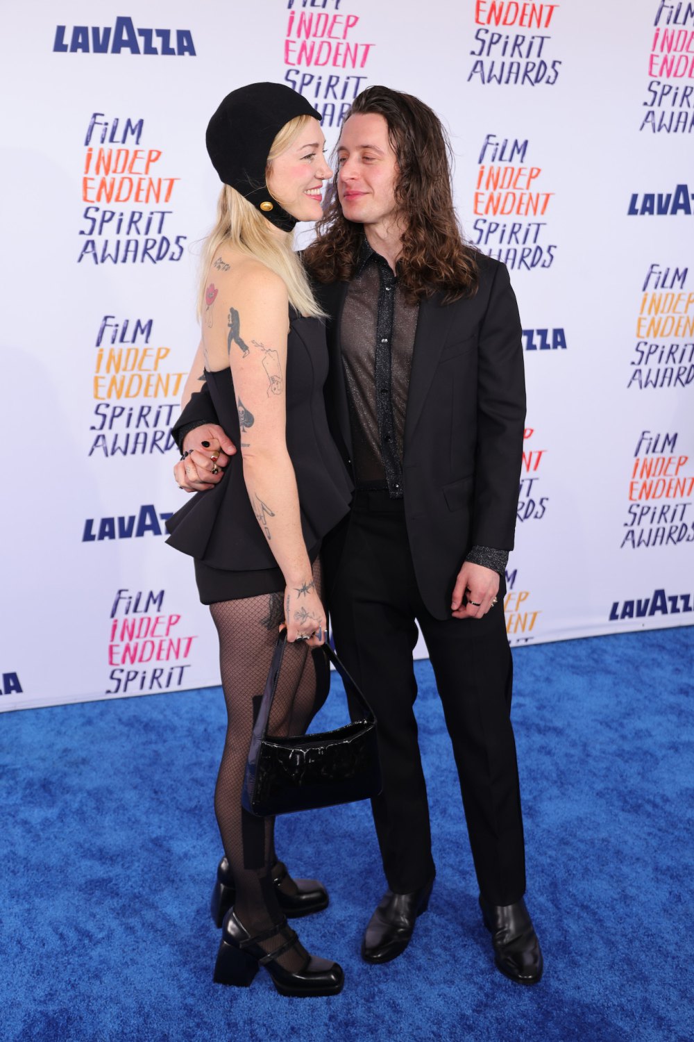 Rory Culkin and Katelin Arizmendi Pack on PDA at the 2024 Indie Spirit Awards