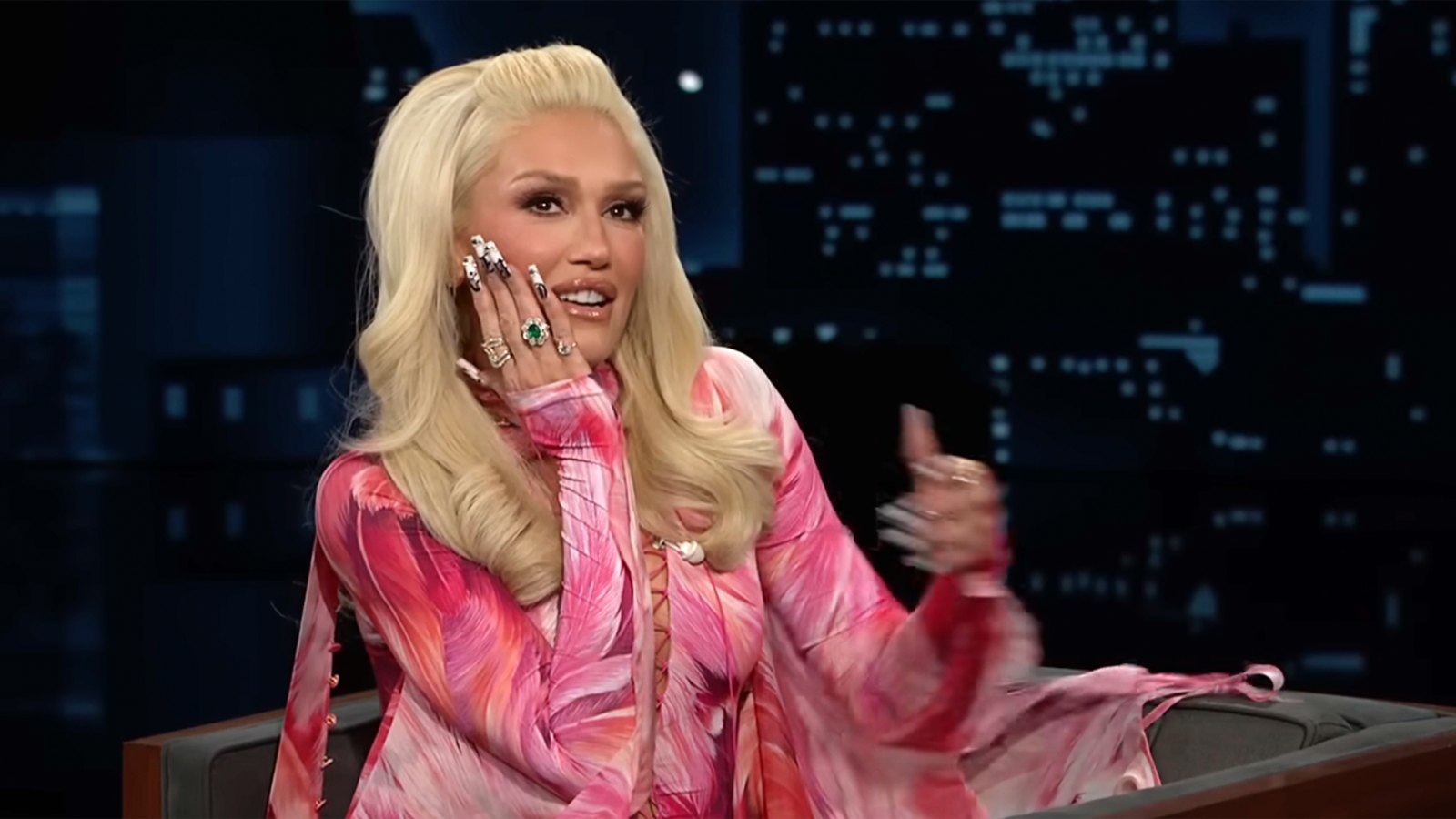 Gwen Stefani Gushes Over Huge Diamond and Emerald Ring Blake Shelton Gifted Her for Valentine’s Day