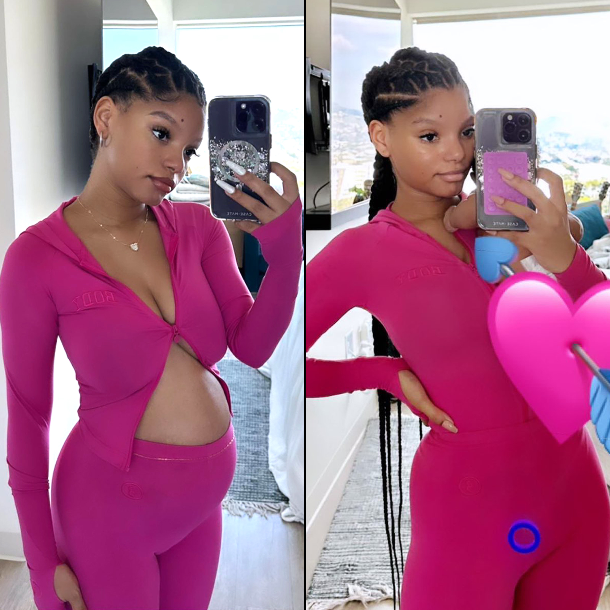 Halle Bailey Shares 'Before vs. After' Photos Following Son's Birth thumbnail