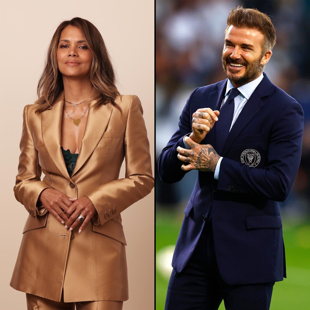 Halle Berry Earns Cool Mom Points After Her 10 Year Old Son Meets David Beckham at Soccer Match