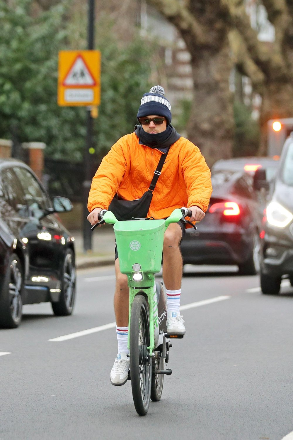 Harry Styles Looks Lovely in Neon As He Enjoys His 30th Birthday in London