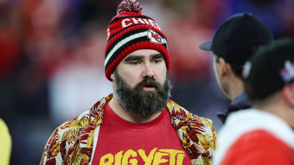 Jason Kelce Insists He Didn't Fall Into a Plant Leaving Super Bowl Party