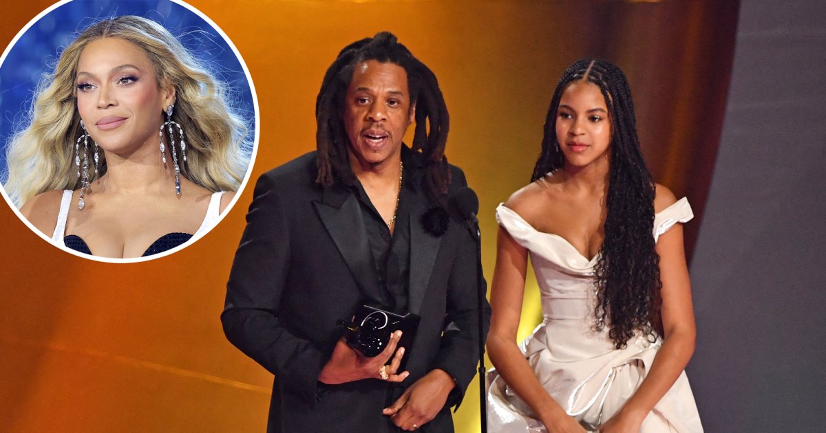 Jay-Z Shades Grammys for Beyonce Snubs With Blue Ivy by His Side #Beyonce